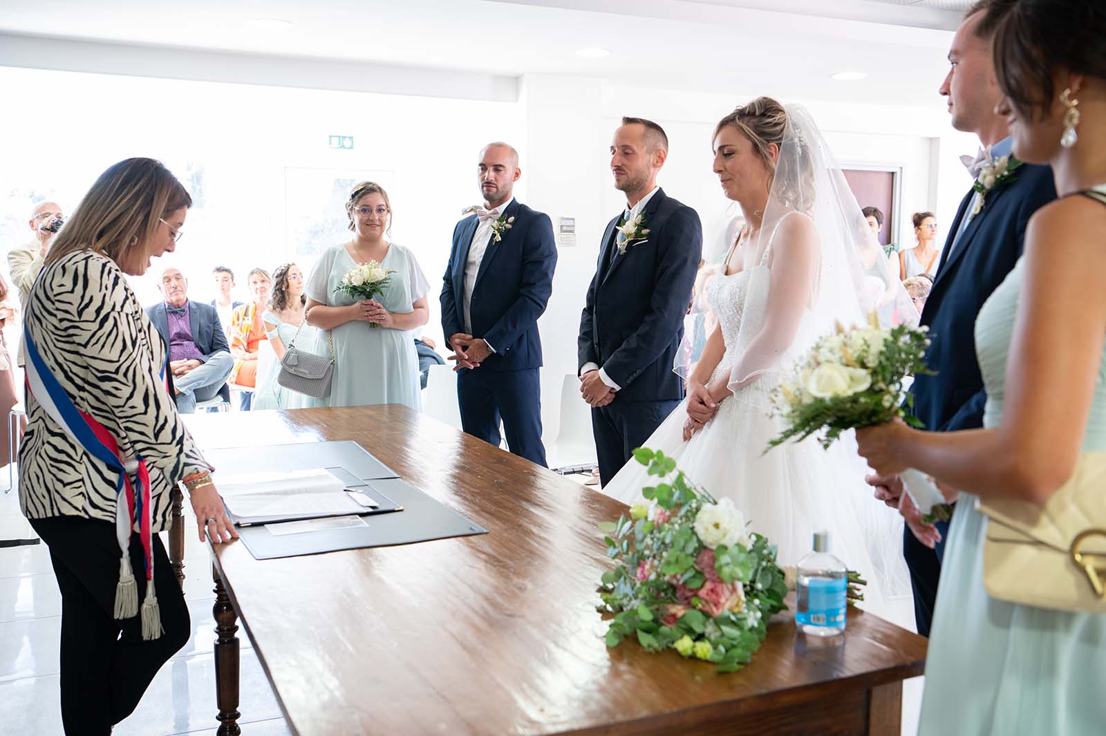 cérémonie civile d'un mariage